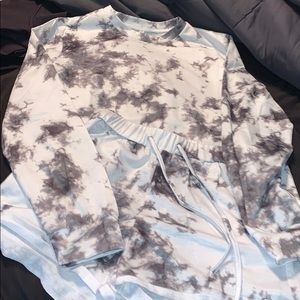 Tye-due two piece set.